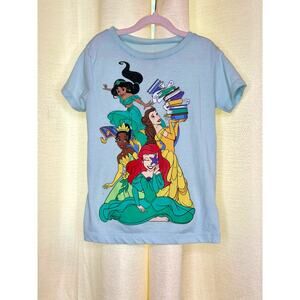 Disney Princess Belle, Ariel, Tiana and Jasmine t shirt size 4T